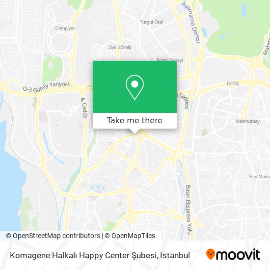 Komagene Halkalı Happy Center Şubesi map