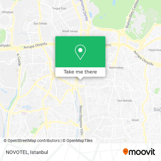 NOVOTEL map