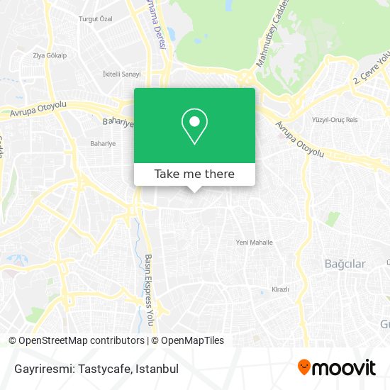 Gayriresmi: Tastycafe map