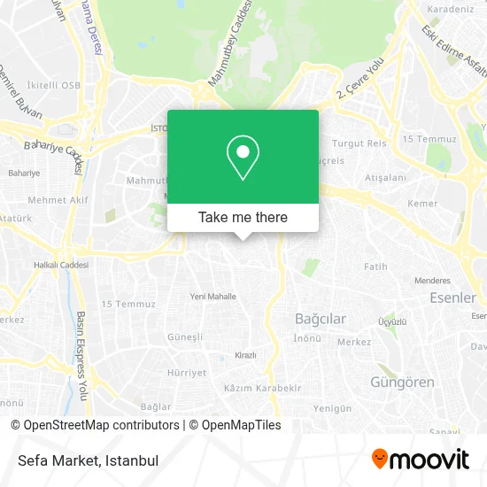 Sefa Market map