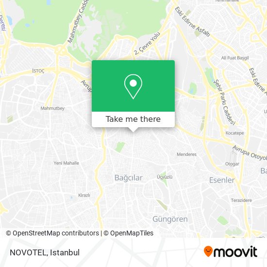 NOVOTEL map