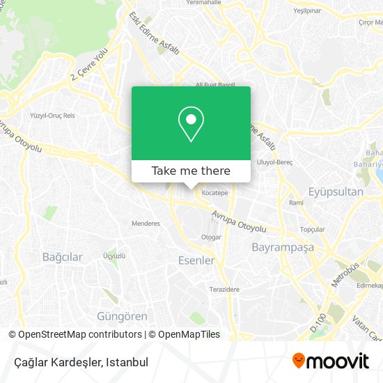 Çağlar Kardeşler map