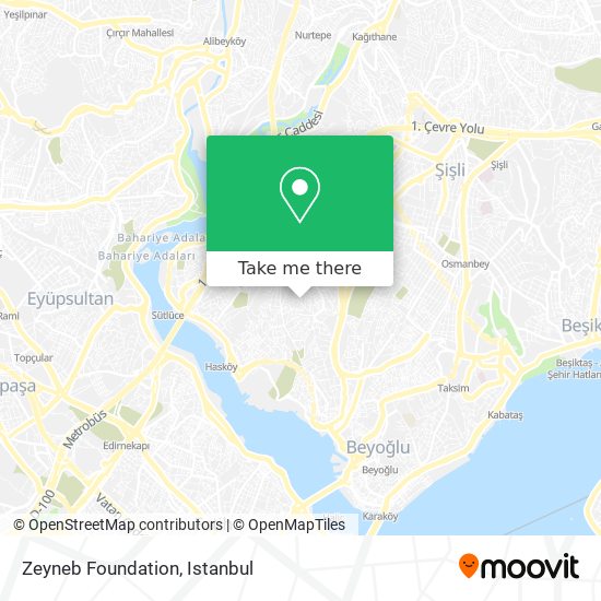 Zeyneb Foundation map