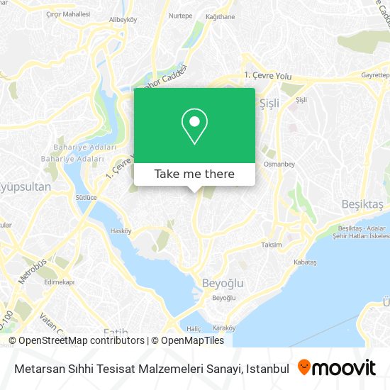 Metarsan Sıhhi Tesisat Malzemeleri Sanayi map