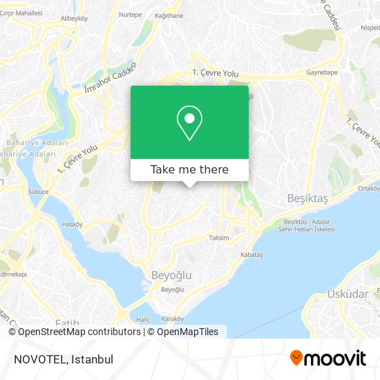 NOVOTEL map