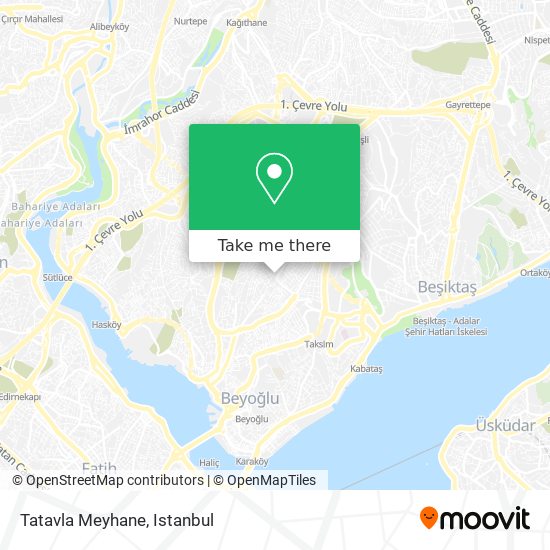 Tatavla Meyhane map