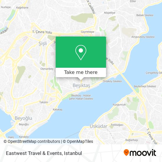 Eastwest Travel & Events map