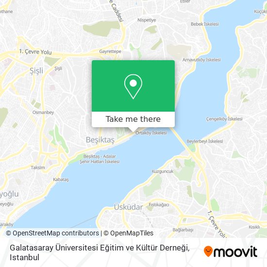 Galatasaray Üniversitesi Eğitim ve Kültür Derneği map