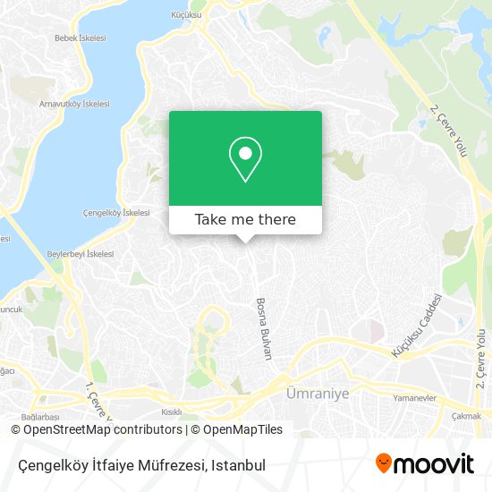 Çengelköy İtfaiye Müfrezesi map