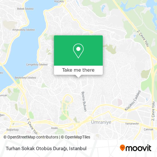 Turhan Sokak Otobüs Durağı map