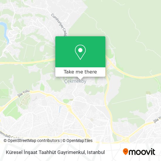 Küresel İnşaat Taahhüt Gayrimenkul map