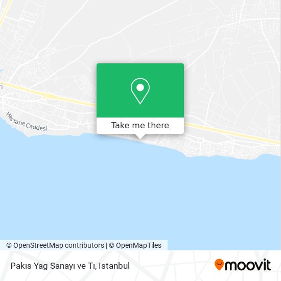 Pakıs Yag Sanayı ve Tı map