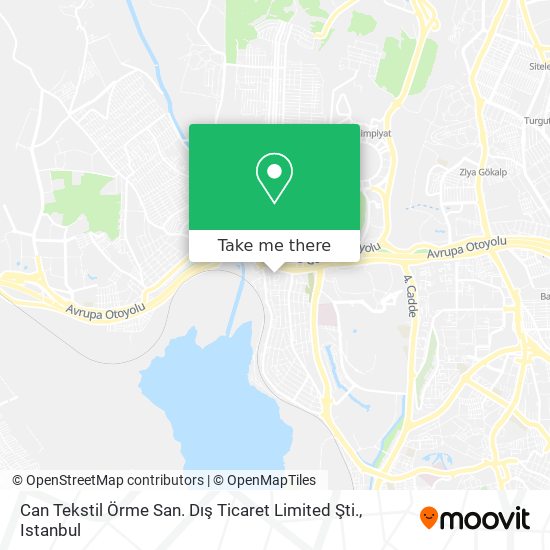 Can Tekstil Örme San. Dış Ticaret Limited Şti. map