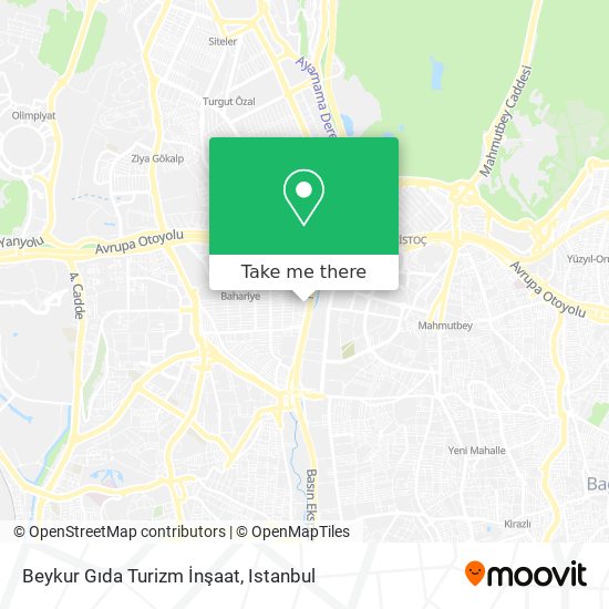 Beykur Gıda Turizm İnşaat map
