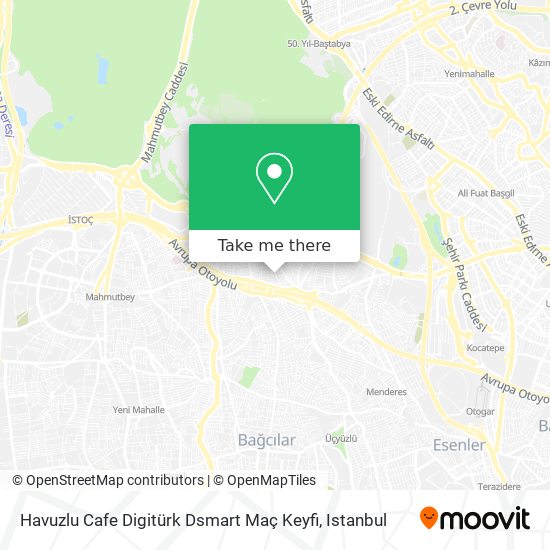 Havuzlu Cafe Digitürk Dsmart Maç Keyfi map