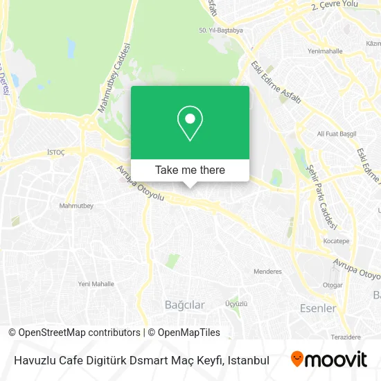 Havuzlu Cafe Digitürk Dsmart Maç Keyfi map