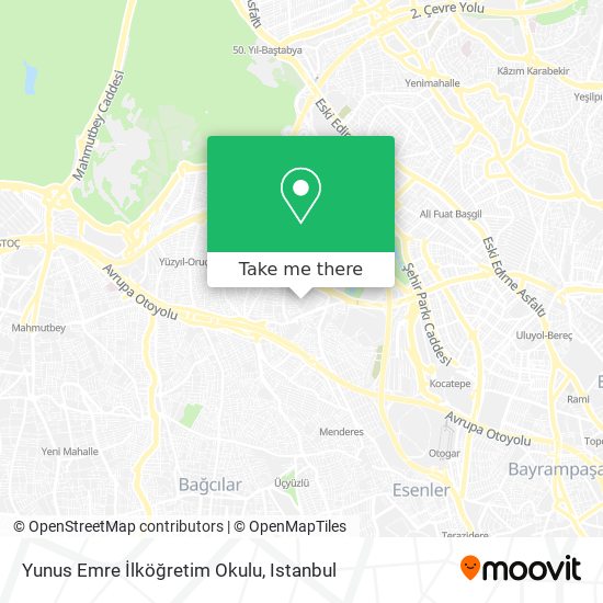 Yunus Emre İlköğretim Okulu map