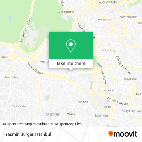 Yasmin Burger map