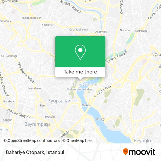 Bahariye Otopark map