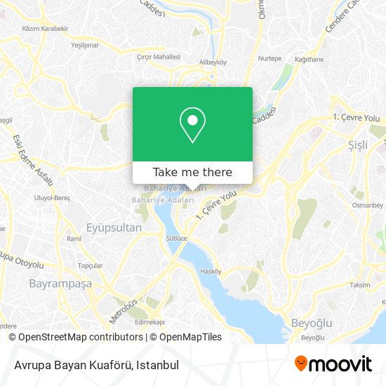 Avrupa Bayan Kuaförü map