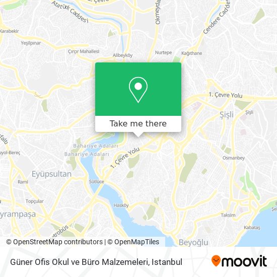 Güner Ofis Okul ve Büro Malzemeleri map