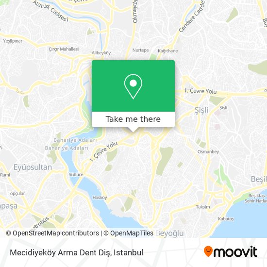 Mecidiyeköy Arma Dent Diş map