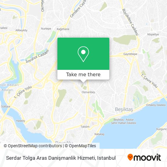 Serdar Tolga Aras Danişmanlik Hizmeti map