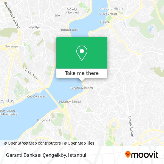 Garanti Bankası Çengelköy map