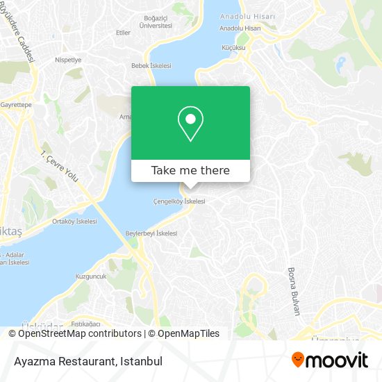 Ayazma Restaurant map