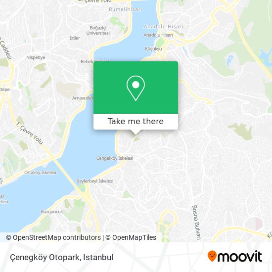 Çenegköy Otopark map