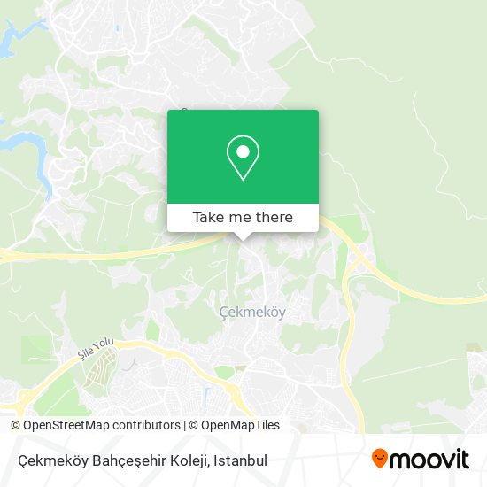 Çekmeköy Bahçeşehir Koleji map