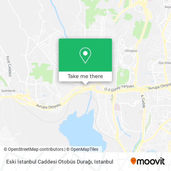 Eski İstanbul Caddesi Otobüs Durağı map
