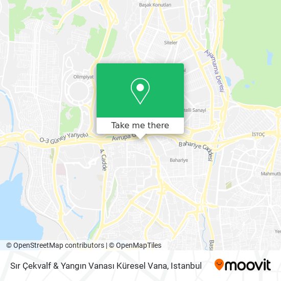 Sır Çekvalf & Yangın Vanası Küresel Vana map