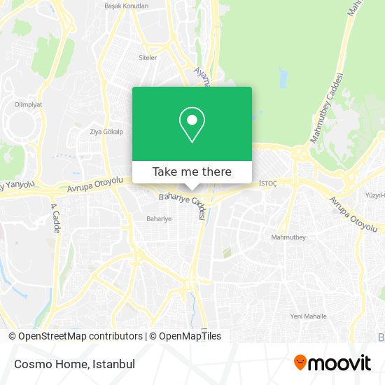 Cosmo Home map