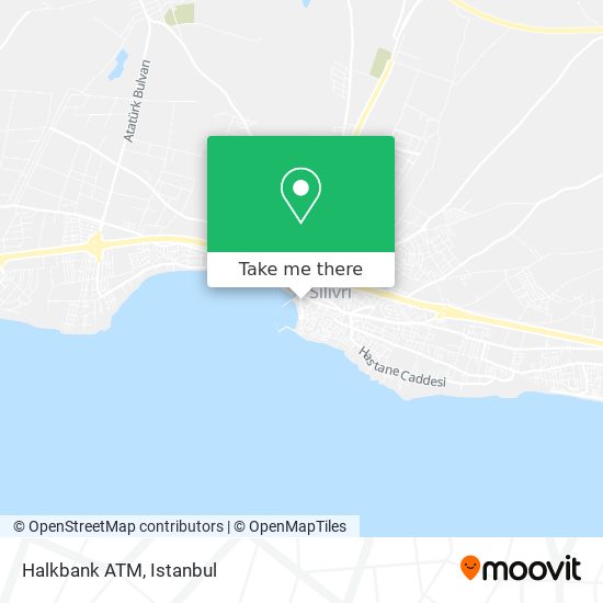 Halkbank ATM map