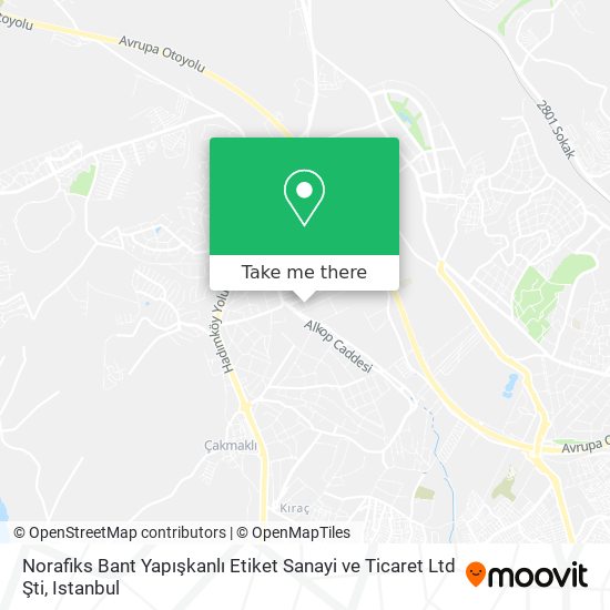 Norafiks Bant Yapışkanlı Etiket Sanayi ve Ticaret Ltd Şti map