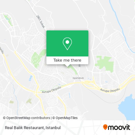 Real Balık Restaurant map