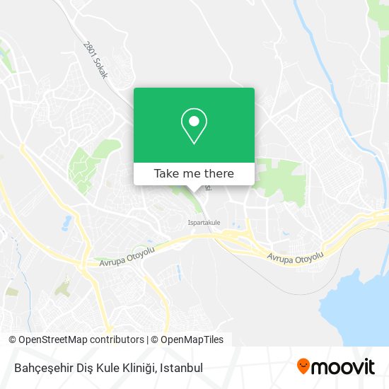 Bahçeşehir Diş Kule Kliniği map