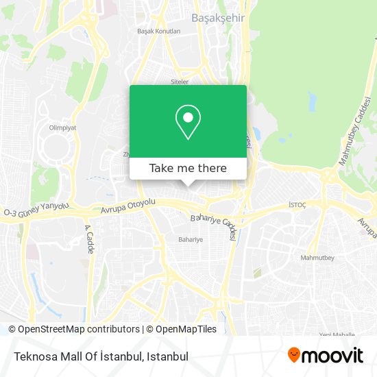 Teknosa Mall Of İstanbul map