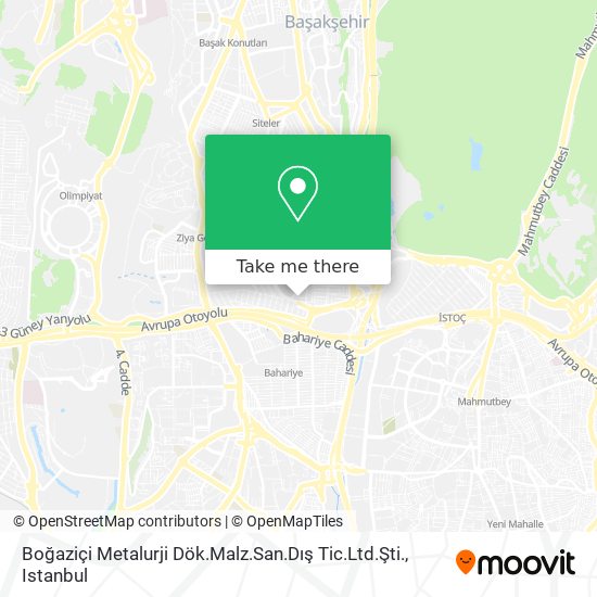 Boğaziçi Metalurji Dök.Malz.San.Dış Tic.Ltd.Şti. map