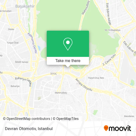 Devran Otomotiv map