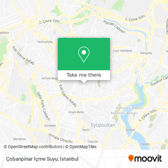 Çobanpinar Içme Suyu map