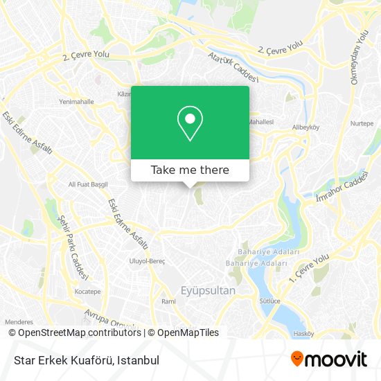 Star Erkek Kuaförü map