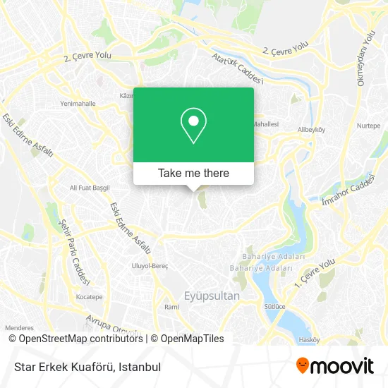 Star Erkek Kuaförü map
