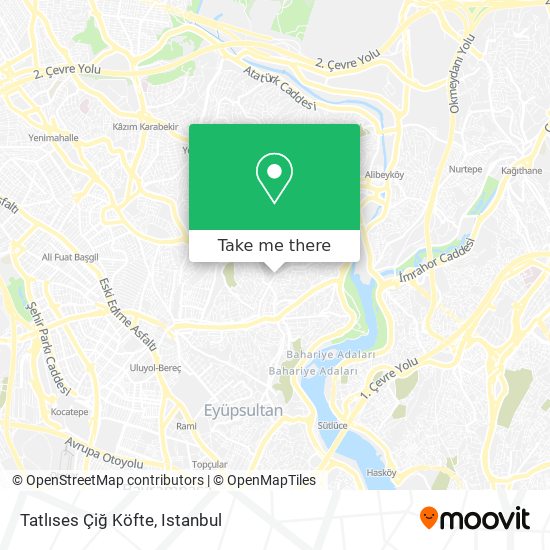 Tatlıses Çiğ Köfte map