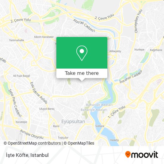 İşte Köfte map