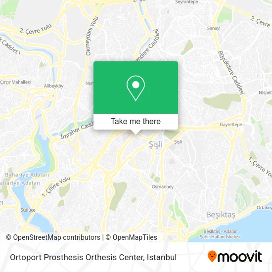 Ortoport Prosthesis Orthesis Center map