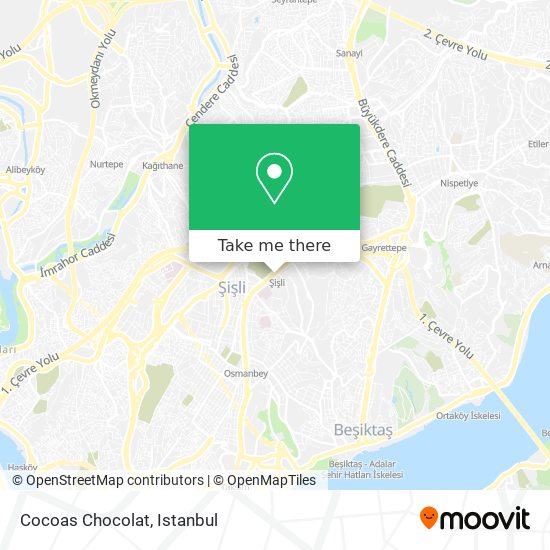 Cocoas Chocolat map