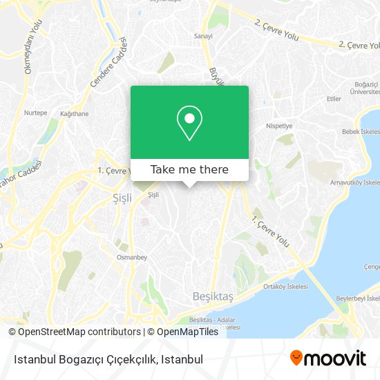 Istanbul Bogazıçı Çıçekçılık map