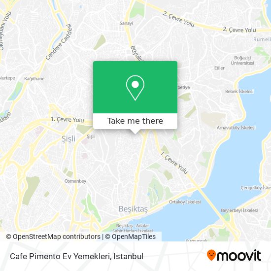 Cafe Pimento Ev Yemekleri map